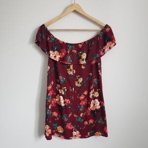 ⭐3/$25⭐ U2B Floral Off Shoulder Top